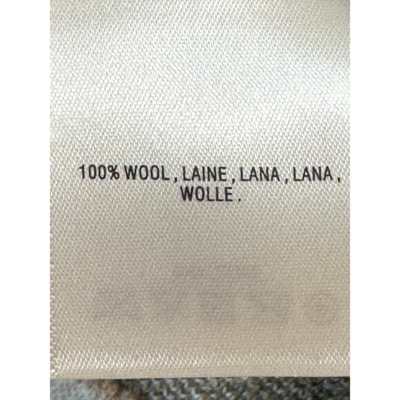 Field Flower Anthropologie Sweater Coatigan Wool Cardigan Brown Plaid Check M - Picture 11 of 11